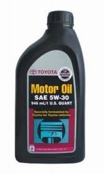 Оригинальное моторное масло TOYOTA 5w-30 (00279-1QT5W),  946ml